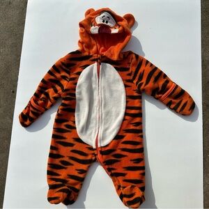 Tiger Striped Kids One Piece Costume